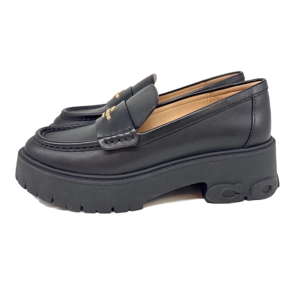 Coach Black Leather Loafers Ruthie Loafer - Picture 6 of 16